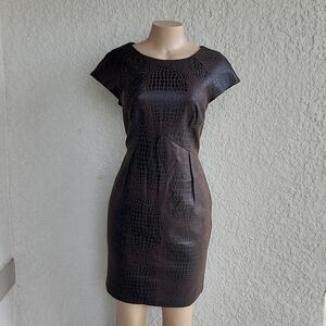 BRAND NEW MORGAN MCFEETERS EXPOSED BACK ZIPPER CLOSURE SHEATH DRESS